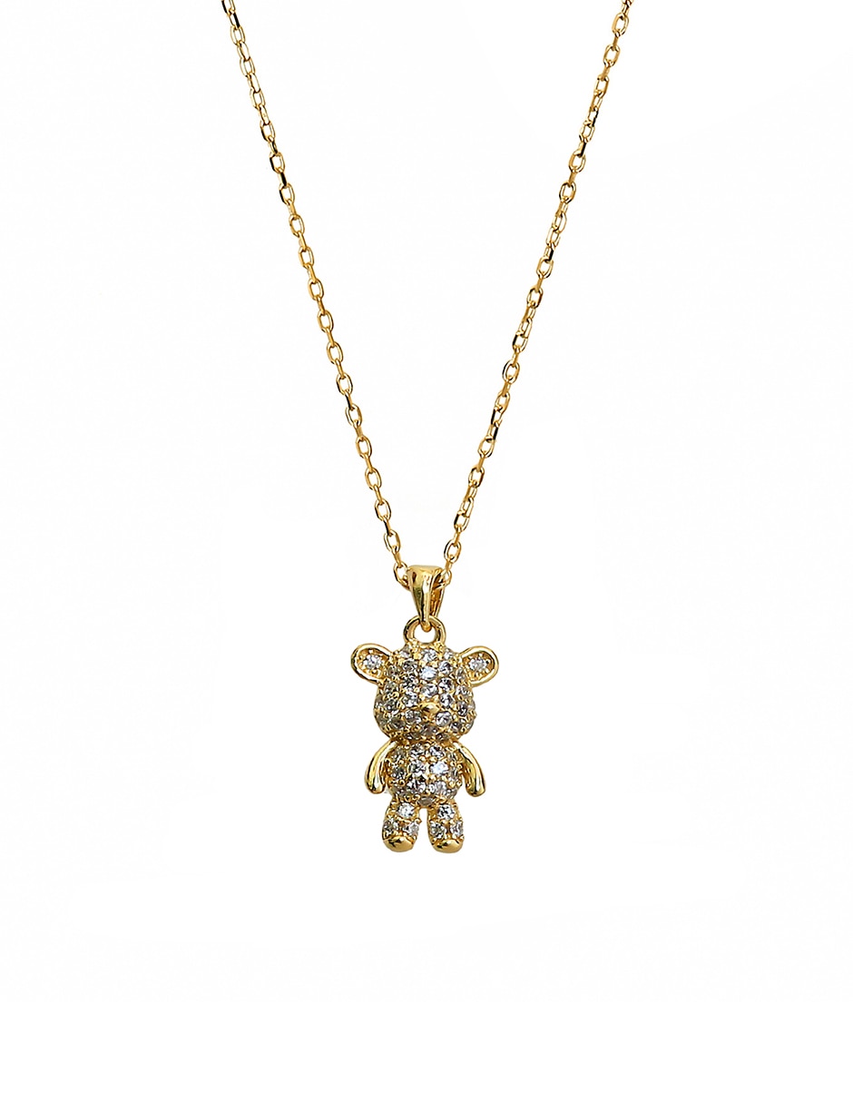 Collar de oso de plata p 925