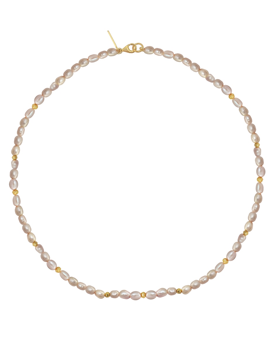 Collar con acabado baño de oro 14 k Collar con acabado baño de oro 14 k