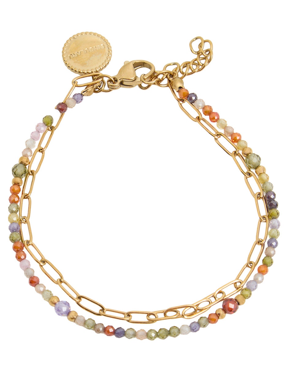 Pulsera acabado baño de oro 18 K Pulsera acabado baño de oro 18 K