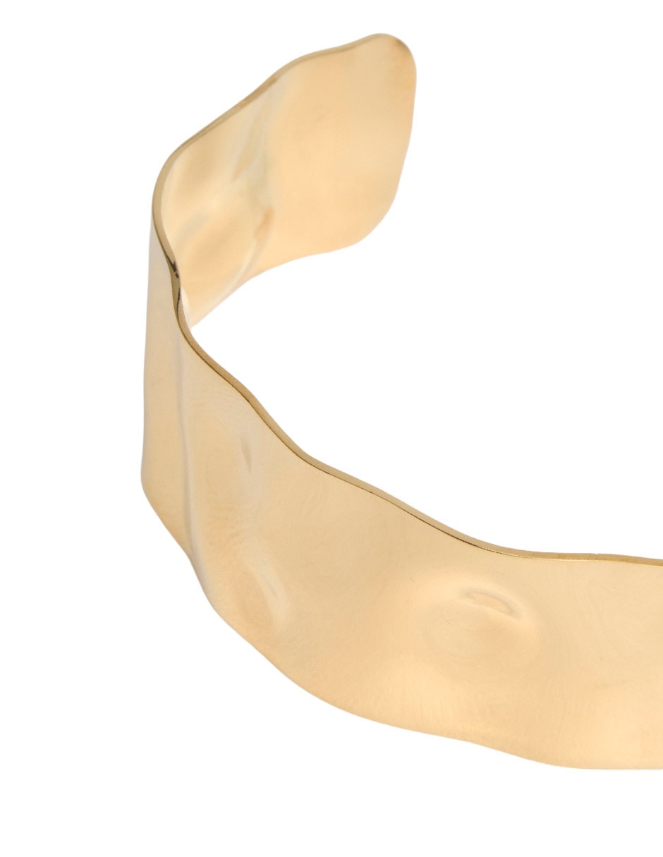 Pulsera con acabado baño de oro 18 K 2