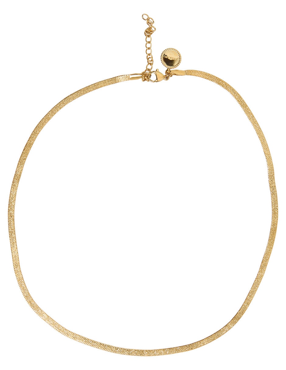 Aretes cortos de flor con acabado baño de oro 18 K 2