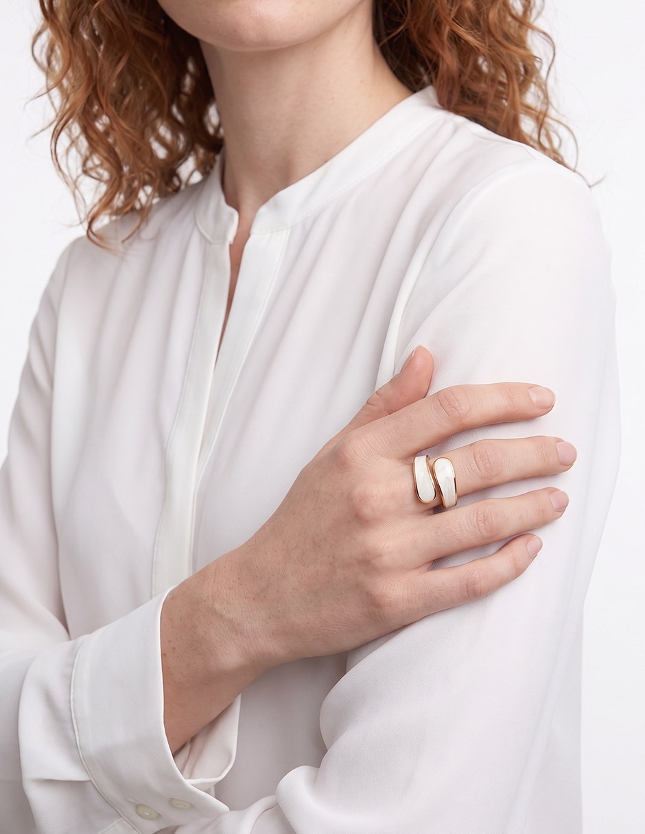 Anillo baño de oro 18 K 2