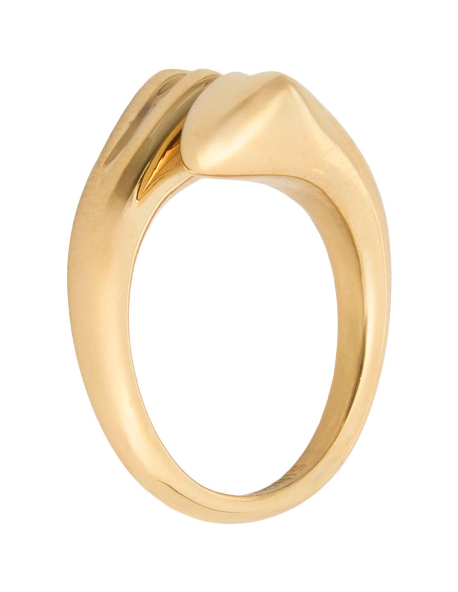 Anillo con acabado baño de oro 18 K 3