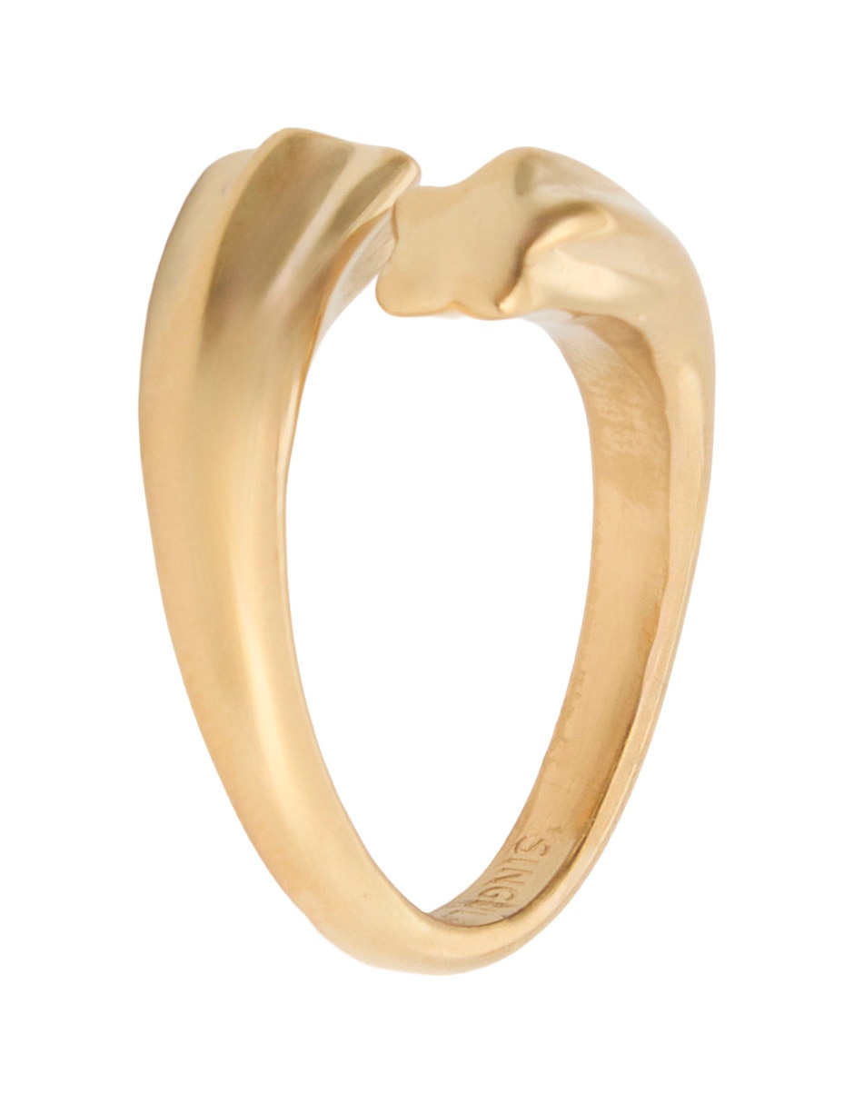 Anillo baño de oro 18 k 4
