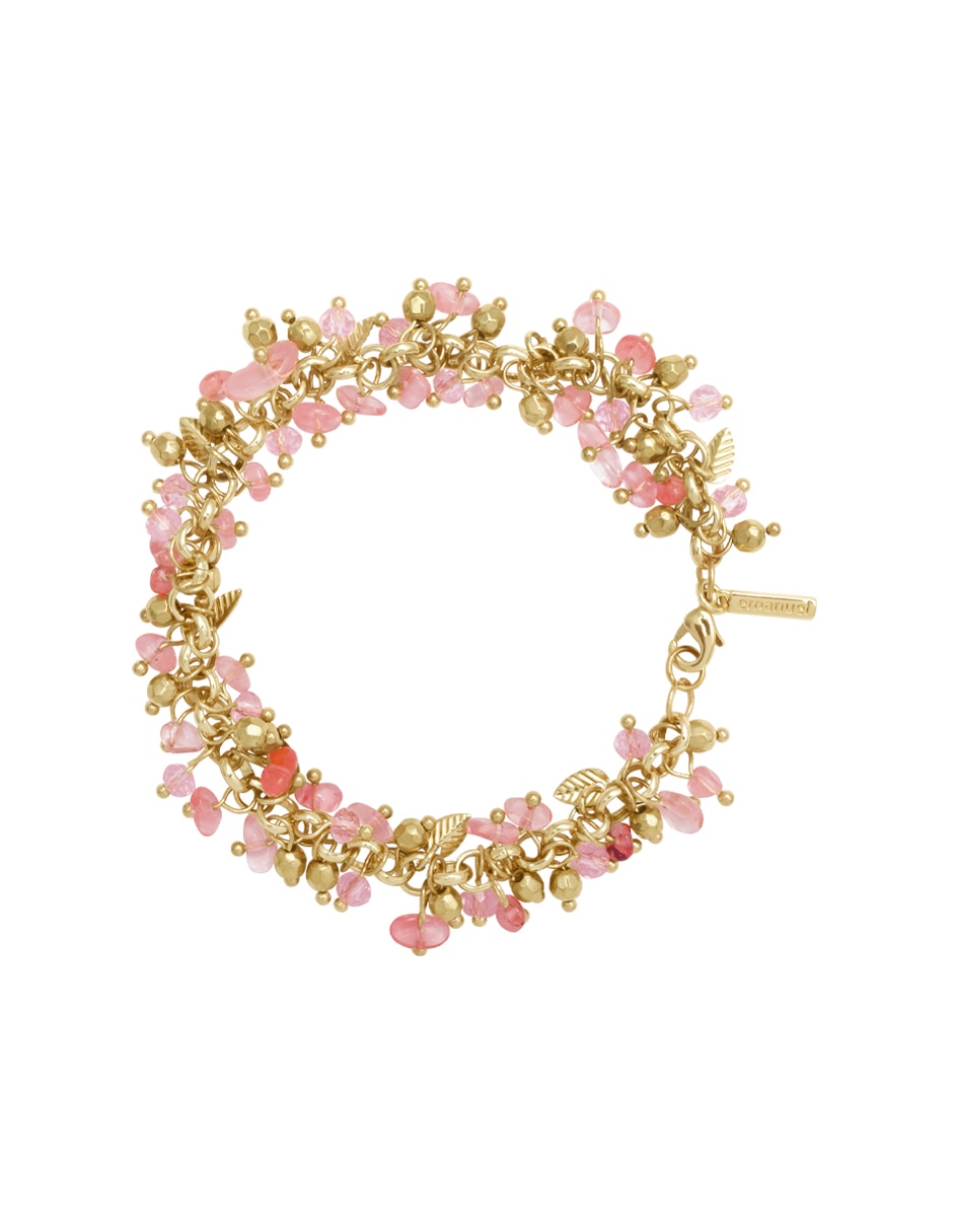Pulsera de metal chip con acabado liso