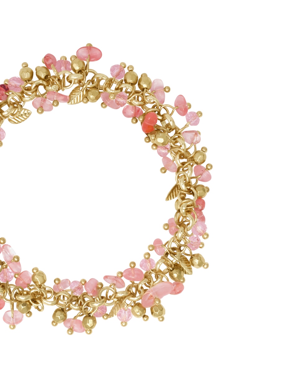 Pulsera chip con acabado pavé