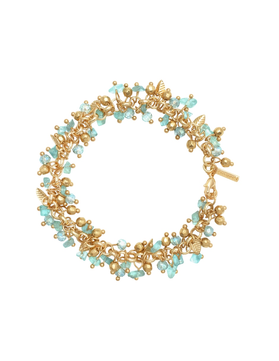 Pulsera de metal chip con acabado liso