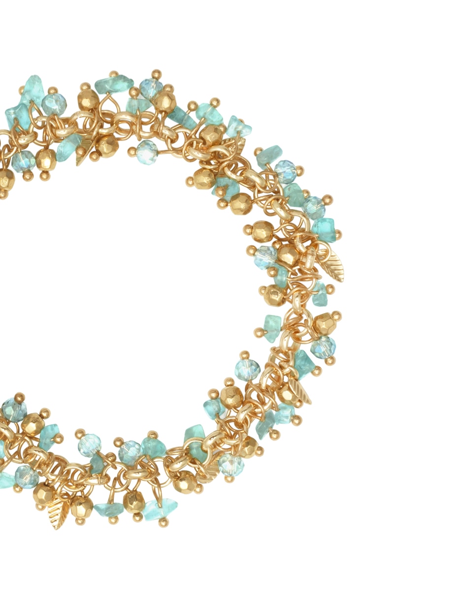 Pulsera emanuel ungaro de metal chip con acabado liso