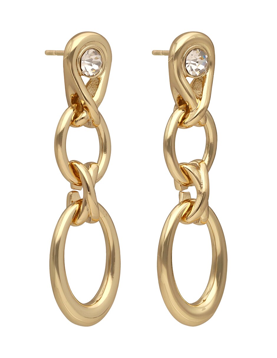 Aretes Bleeker Street con acabado liso 2