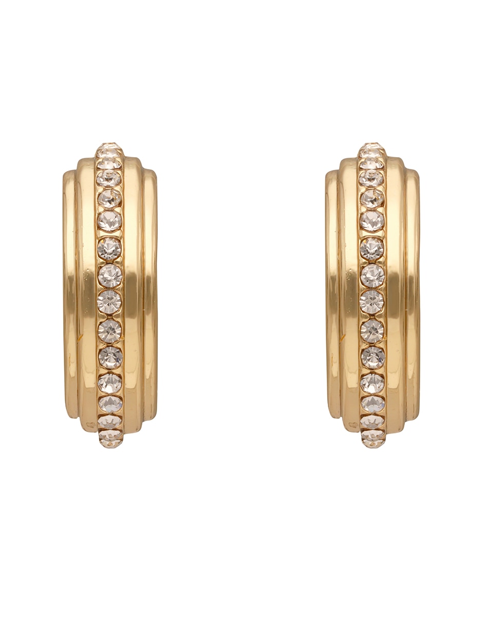 Aretes Bleeker Street con acabado pavé Aretes Bleeker Street con acabado pavé