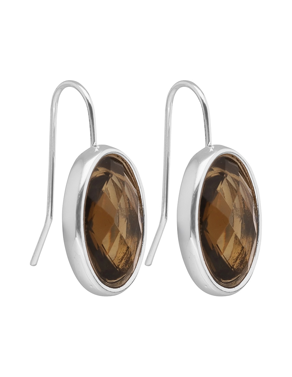 Aretes de gota Avenue of Americas con acabado liso