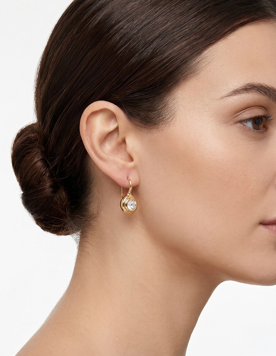 Aretes Bleeker Street con acabado liso 3