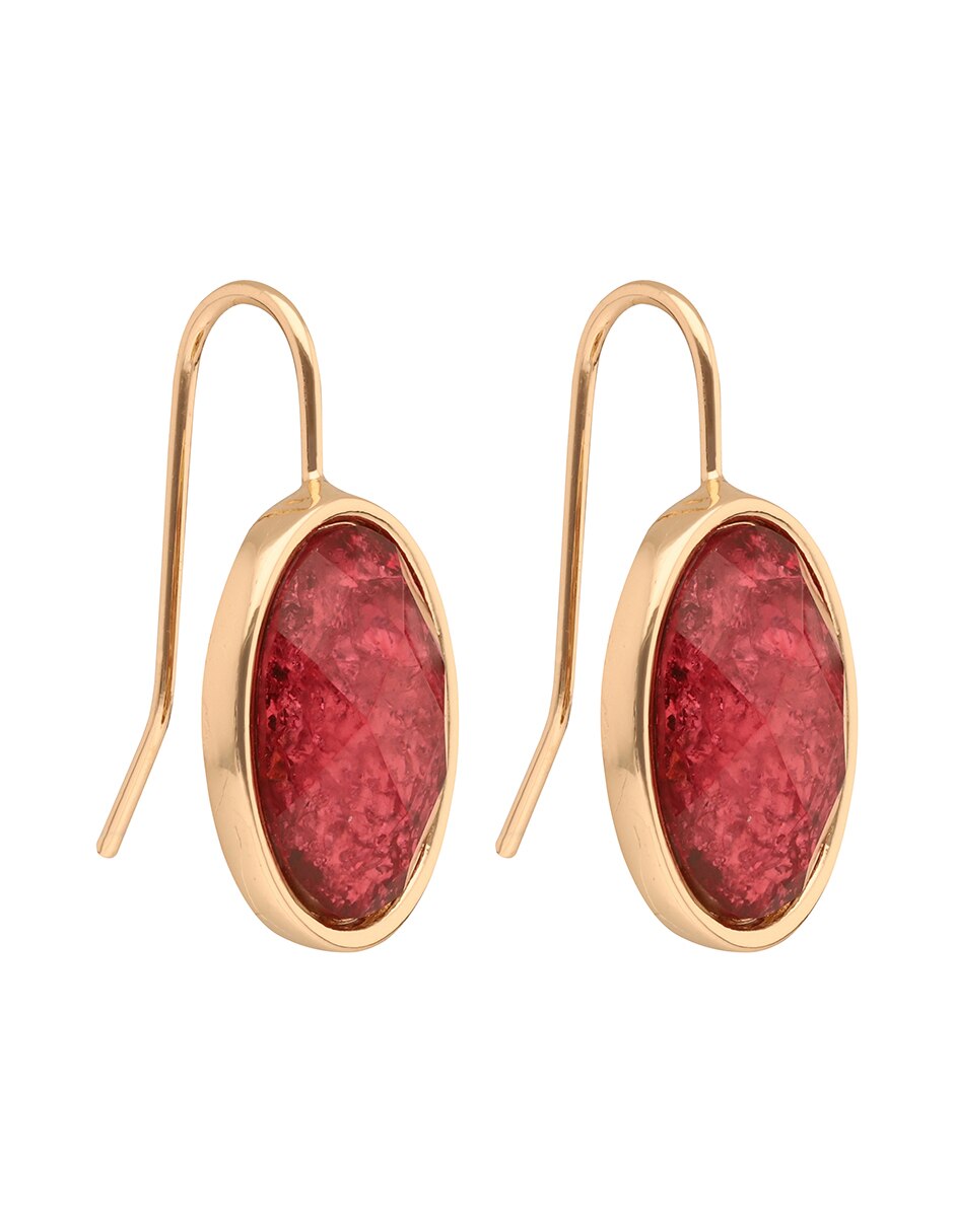 Aretes de gota Avenue of Americas con acabado liso