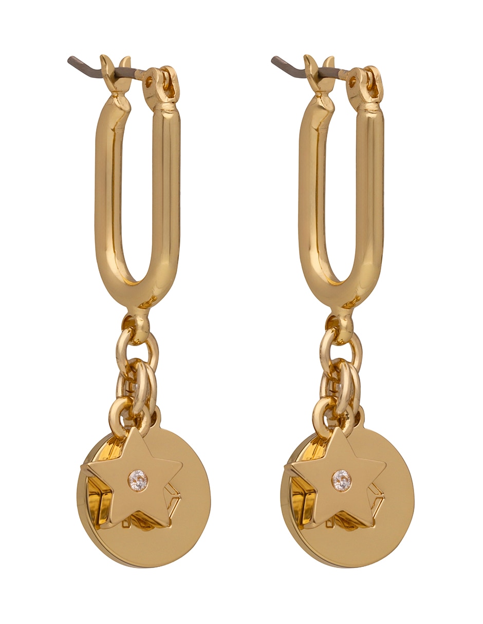Aretes de estrella Kylah con acabado liso Aretes de estrella Kylah con acabado liso