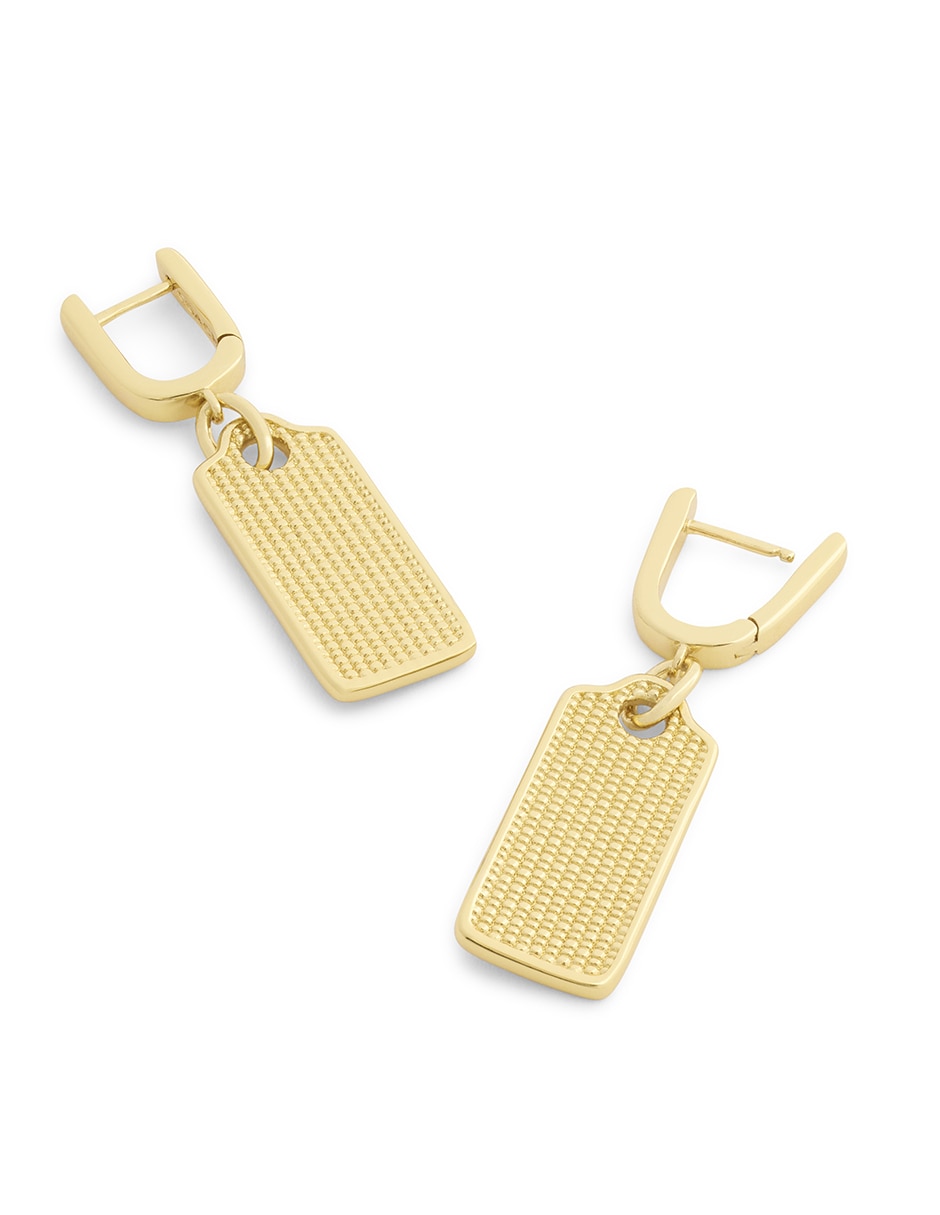 Aretes Coachnovmkt2 con acabado brillante 3