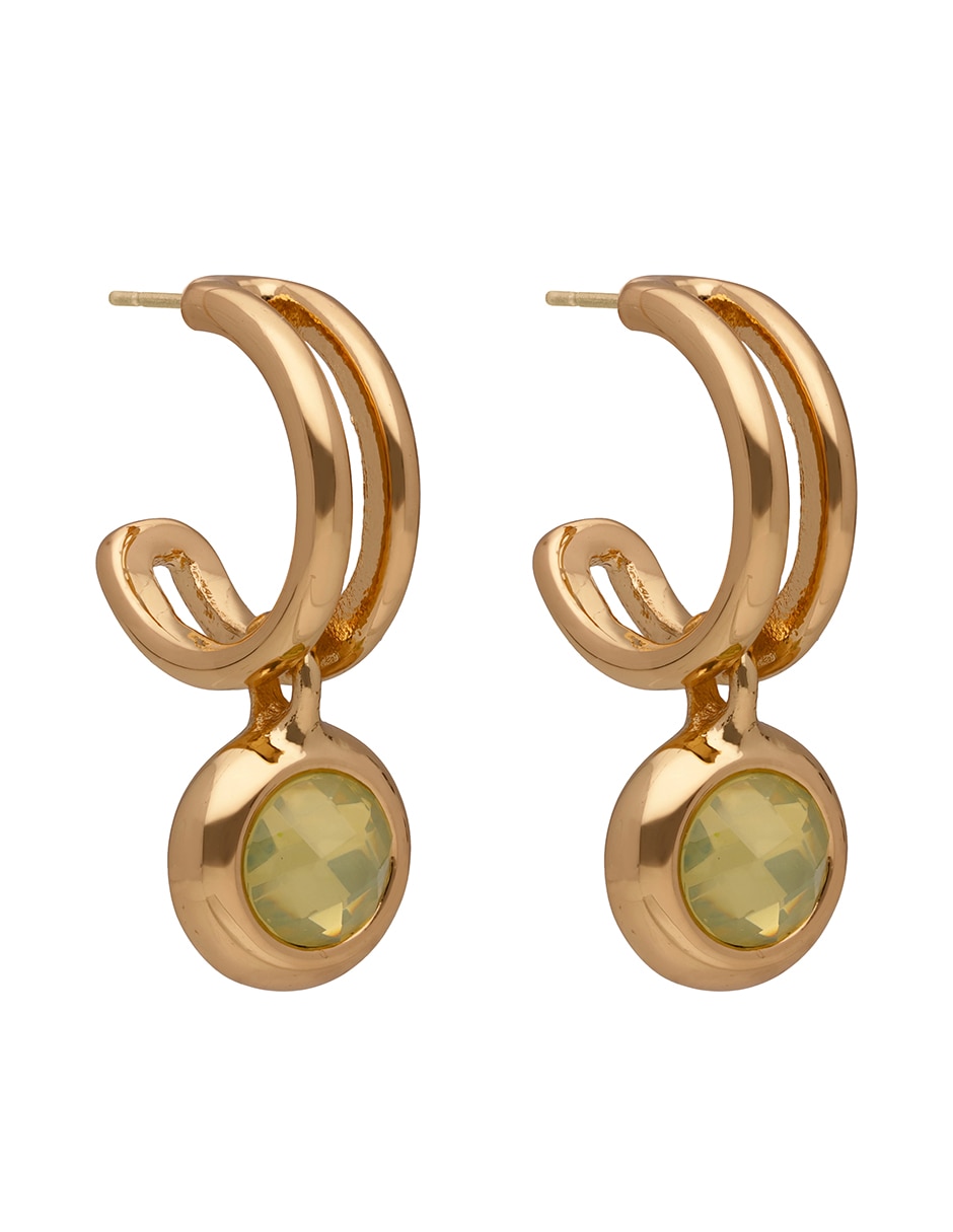 Aretes cortos Mulberry Street con acabado esmaltado Aretes cortos Mulberry Street con acabado esmaltado