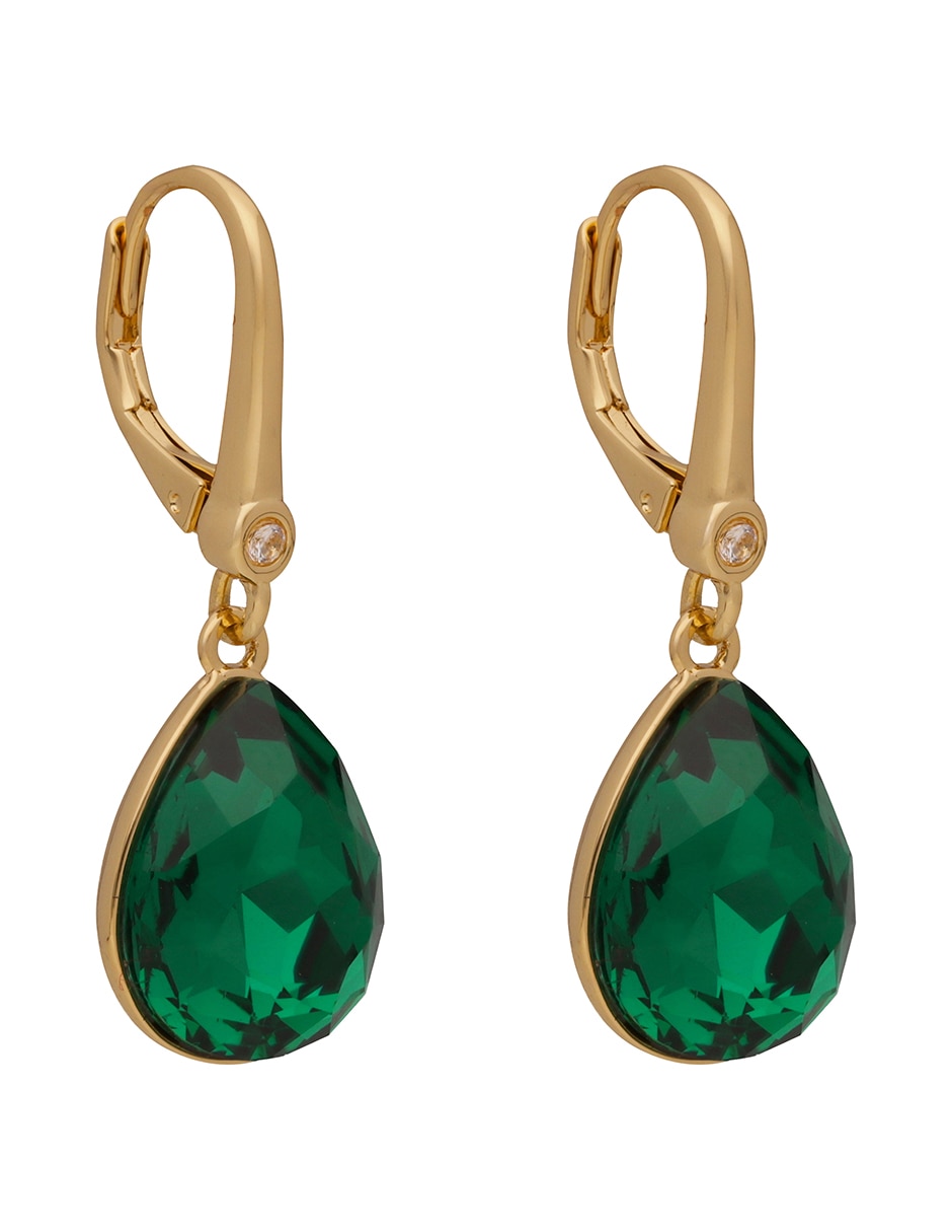 Aretes de gota Darianne con acabado esmaltado