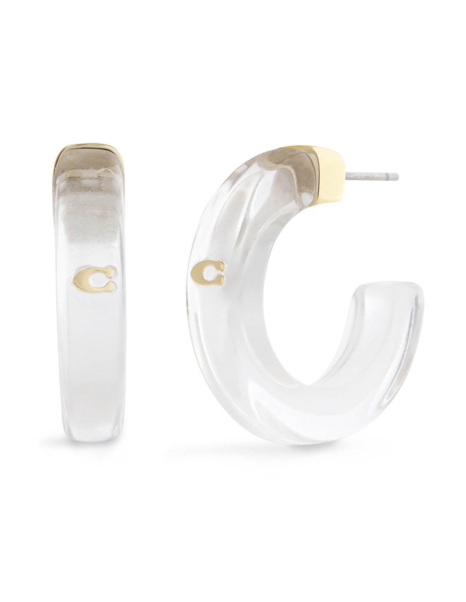 Aretes Coachnovmkt1 con acabado brillante