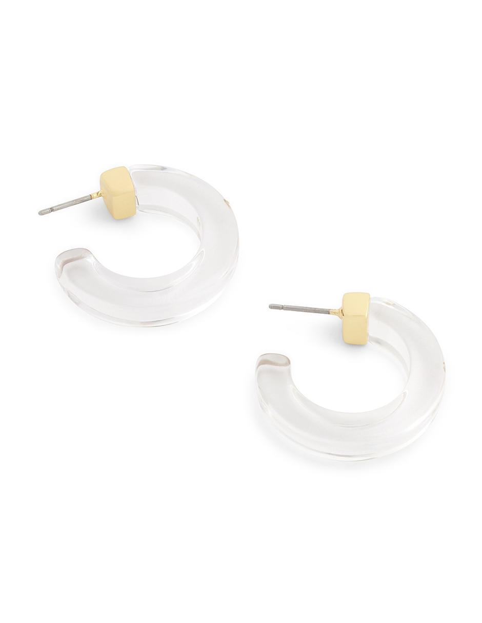 Aretes Coachnovmkt1 con acabado brillante 2