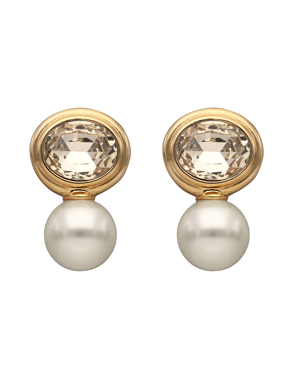 Aretes Bleeker Street con acabado pavé