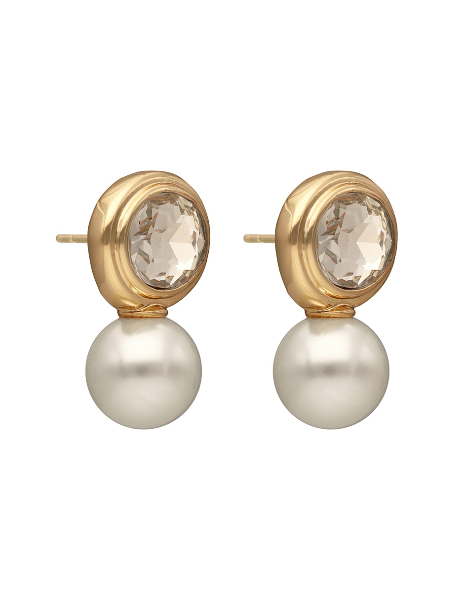 Aretes Bleeker Street con acabado pavé 2