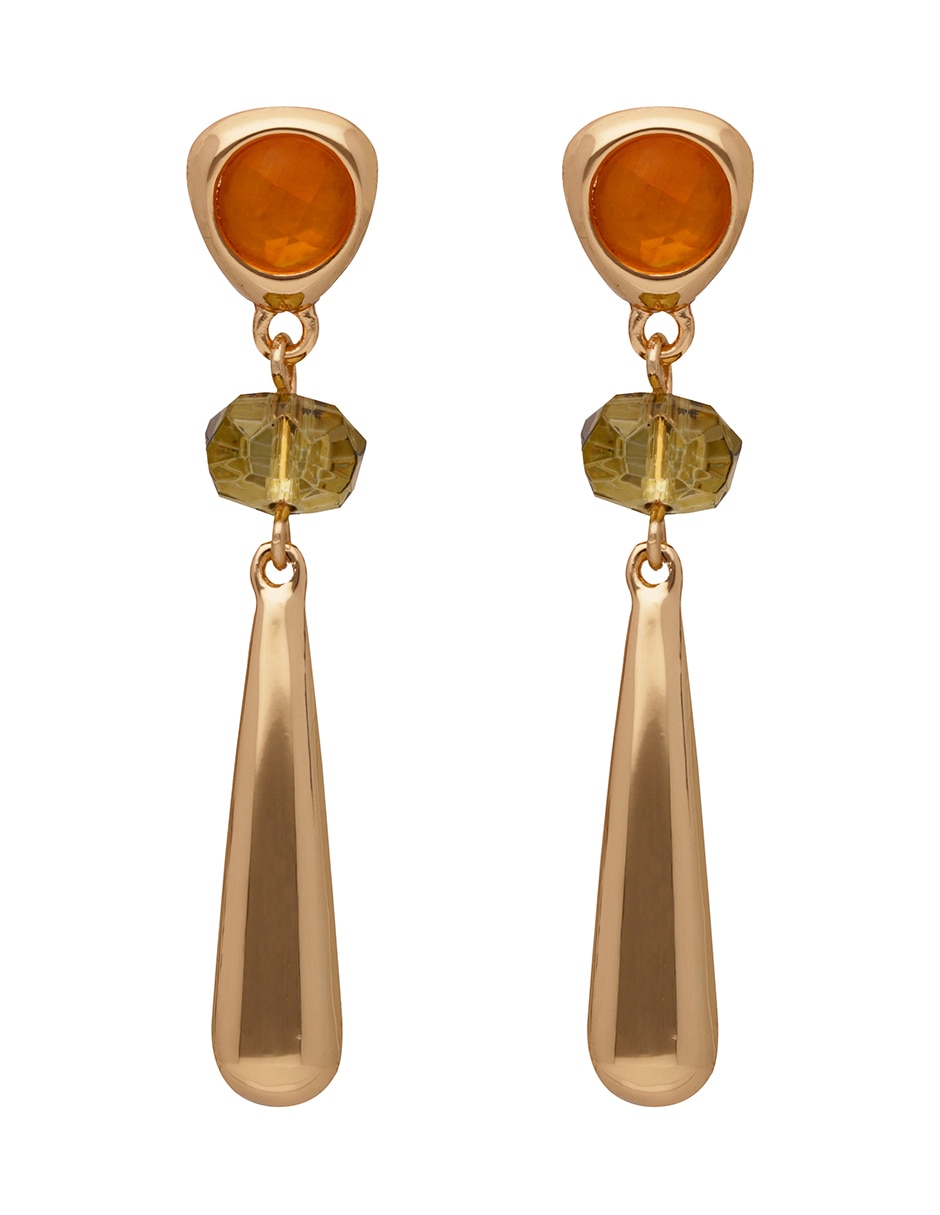 Aretes cortos Mulberry Street con acabado esmaltado 2