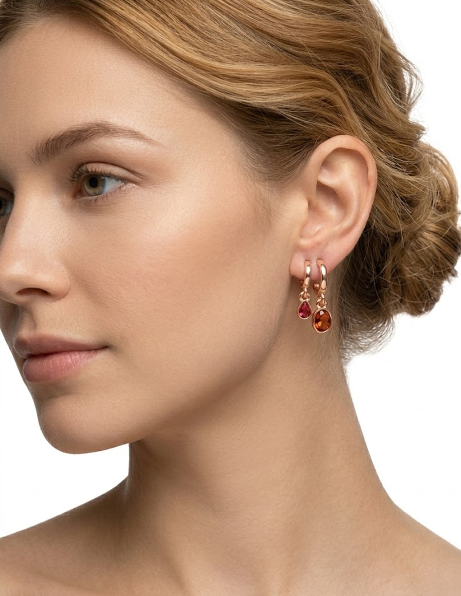Aretes Avenue of Americas con acabado liso 3
