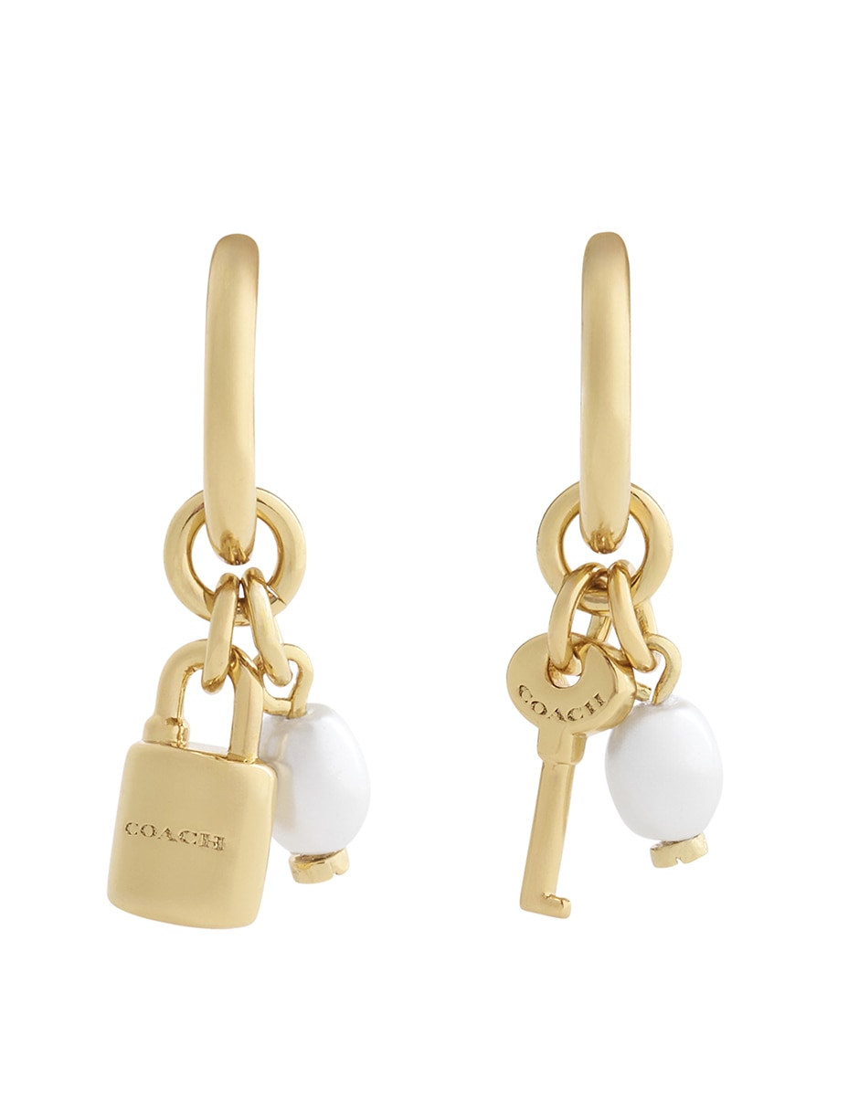 Aretes cortos NOVMKT1 con acabado brillante 1