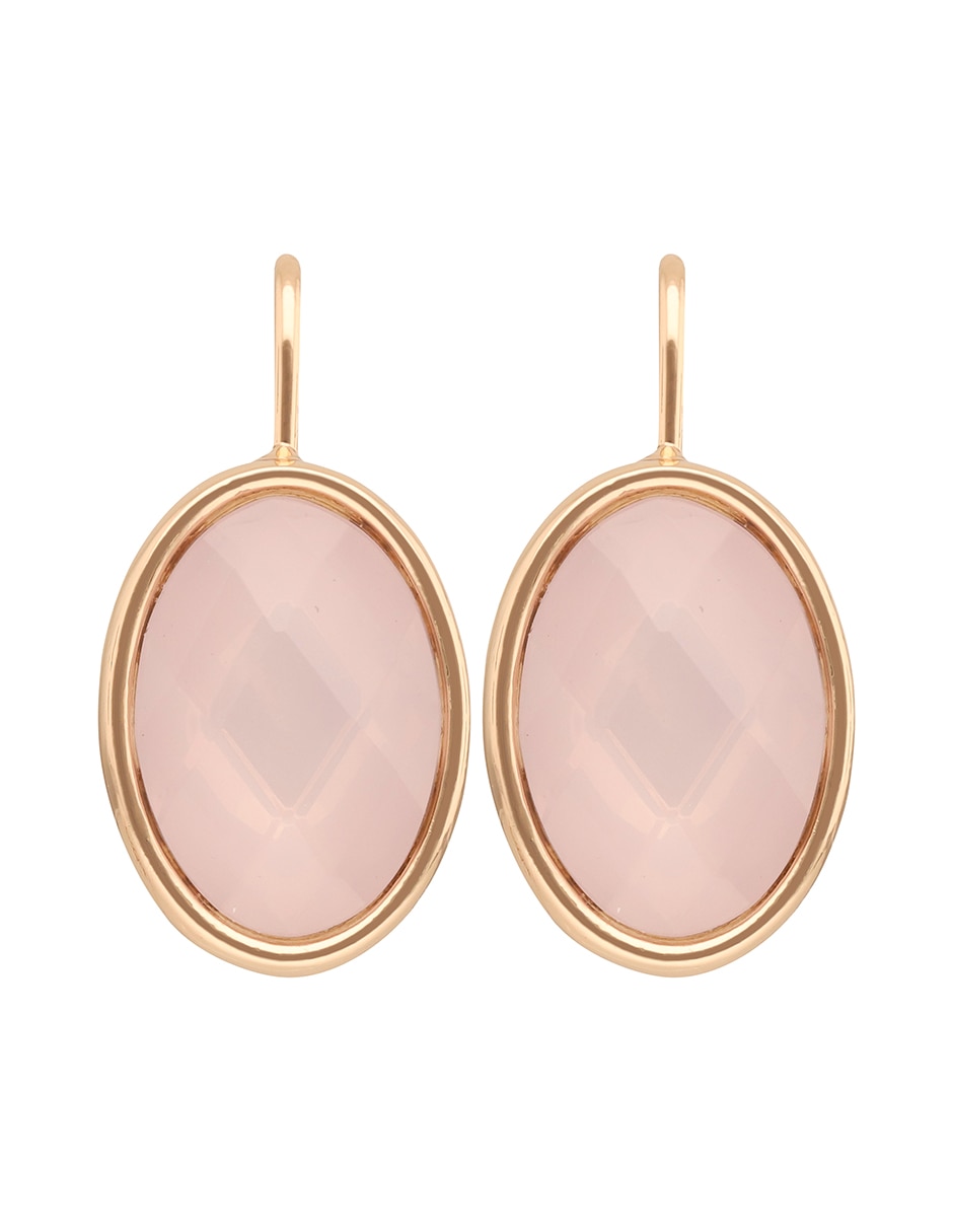 Aretes de gota Avenue of Americas con acabado liso 2
