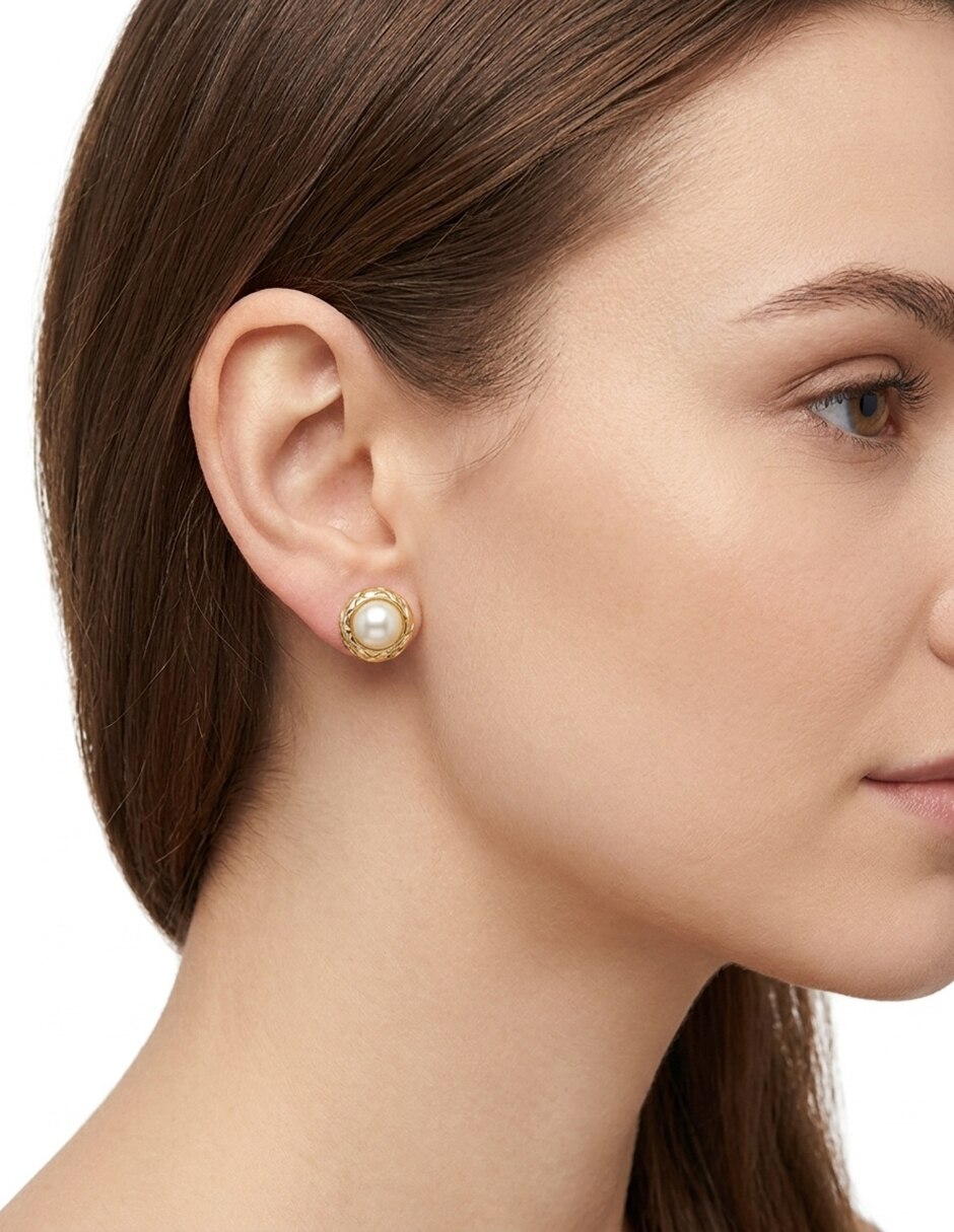 Aretes Wall Street con acabado pavé 3