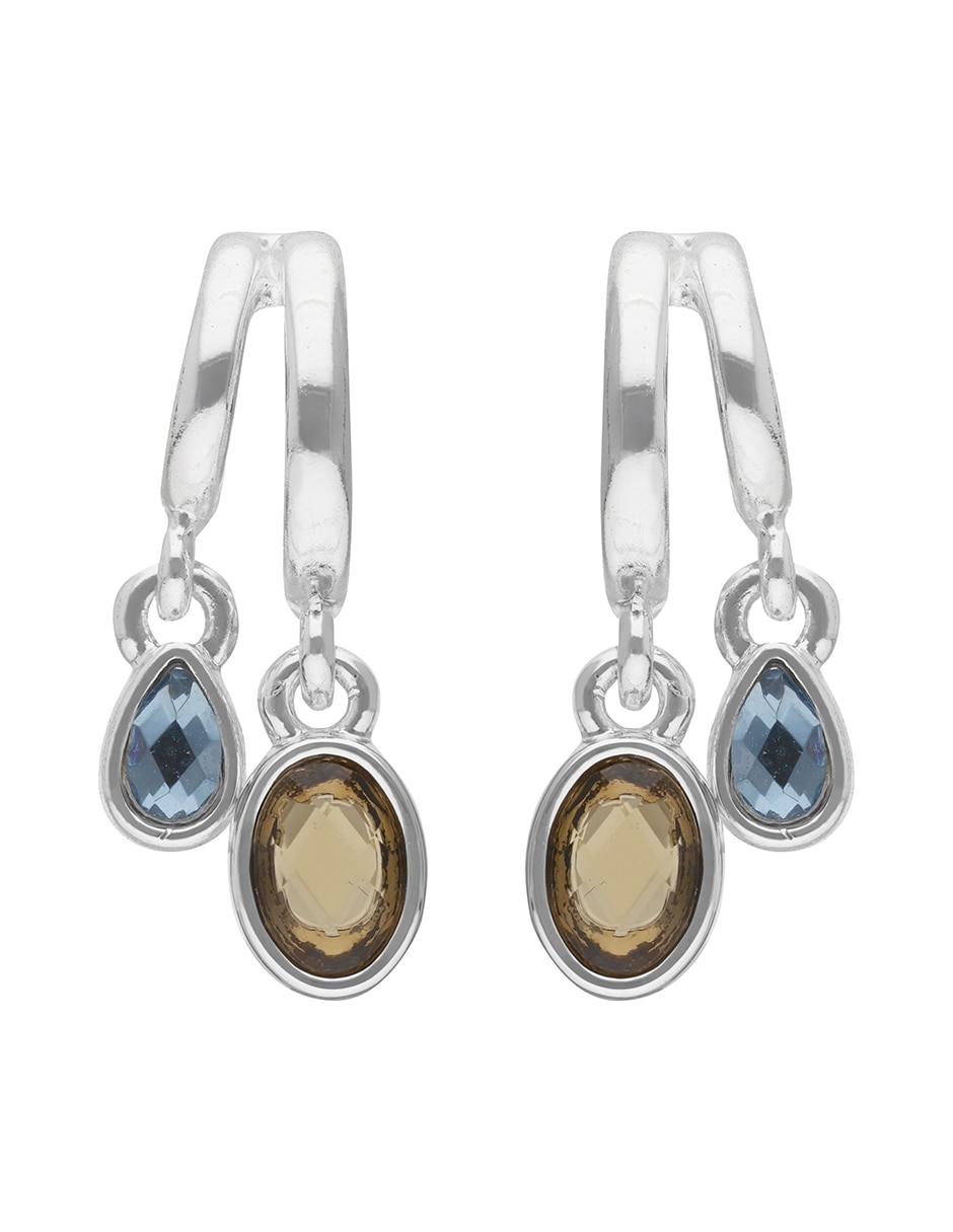 Aretes Avenue of Americas con acabado liso