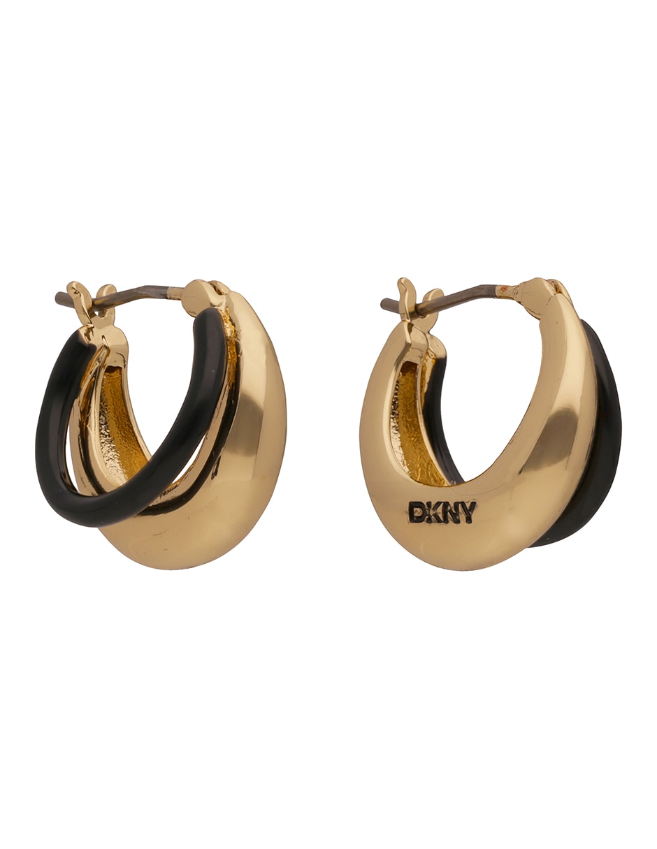 Aretes cortos Rommily con acabado mate 1