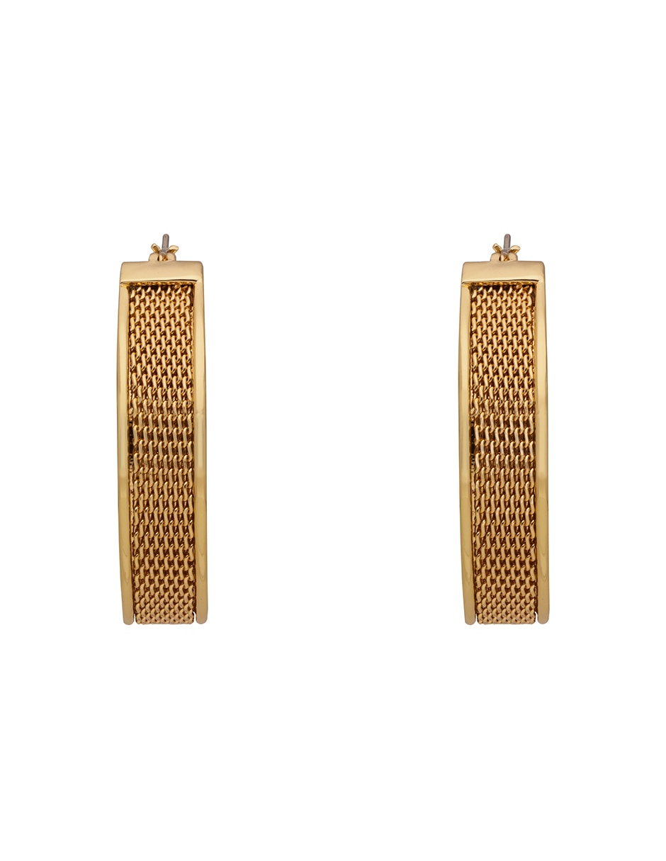 Aretes cortos Lorena con acabado pavé 2