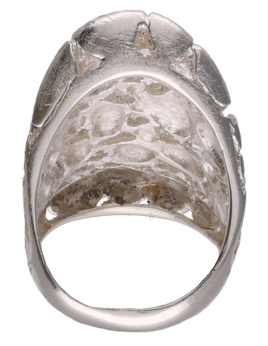 Anillo P925 de plata mate 2