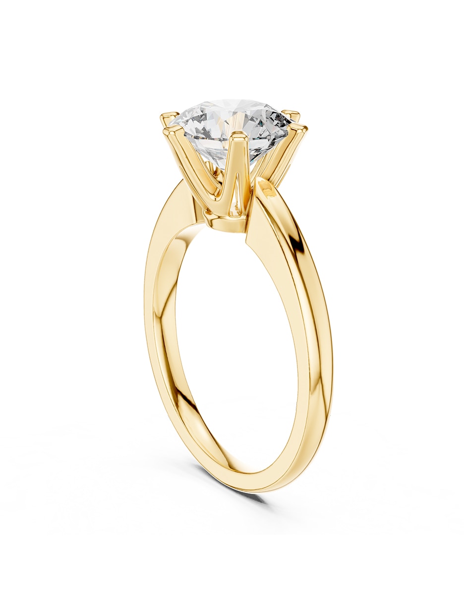 Anillo de compromiso de oro 9 k Amore Mio! 5