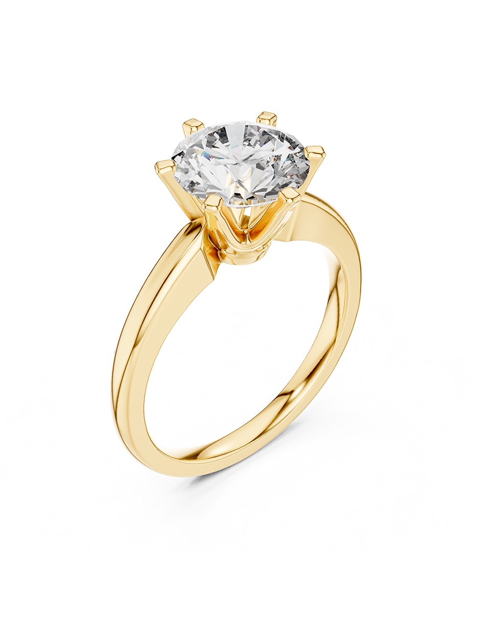 Anillo de compromiso de oro 9 k Amore Mio! 4