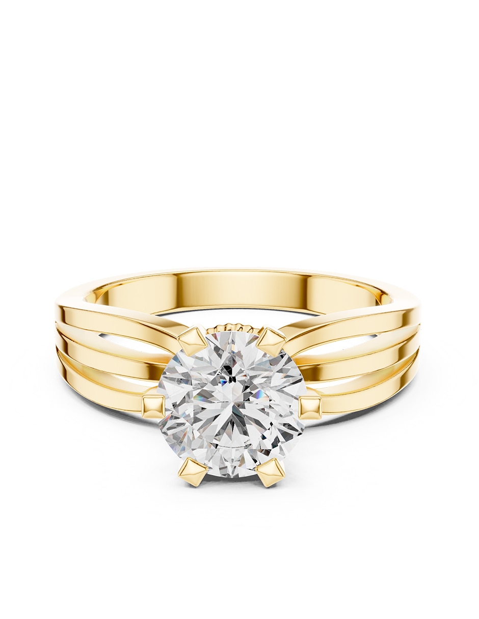 Anillo de compromiso de oro 14 k Amore Mio! Anillo de compromiso de oro 14 k Amore Mio!