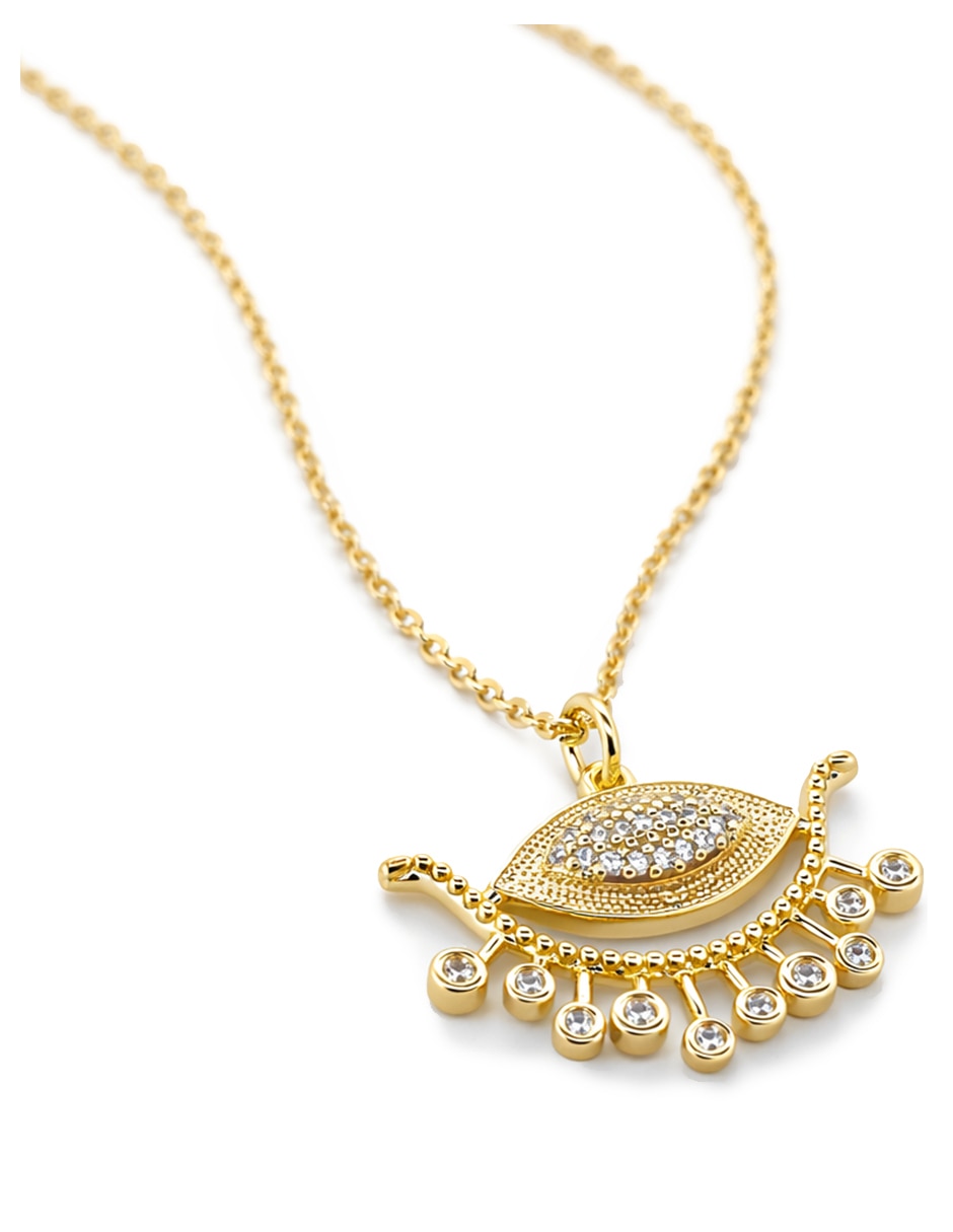 Collar con dije de oro laminado 18 K 2