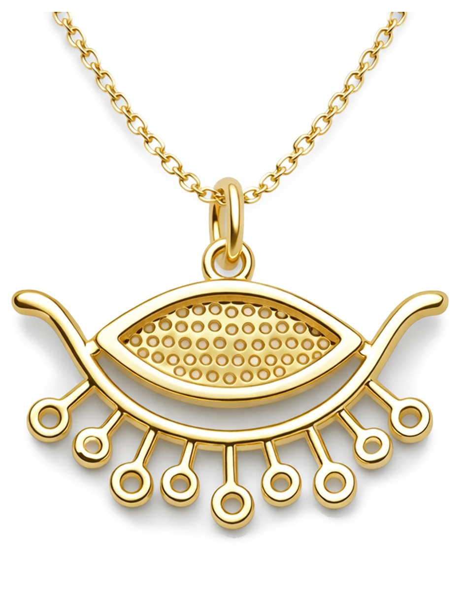 Collar con dije de oro laminado 18 K 3