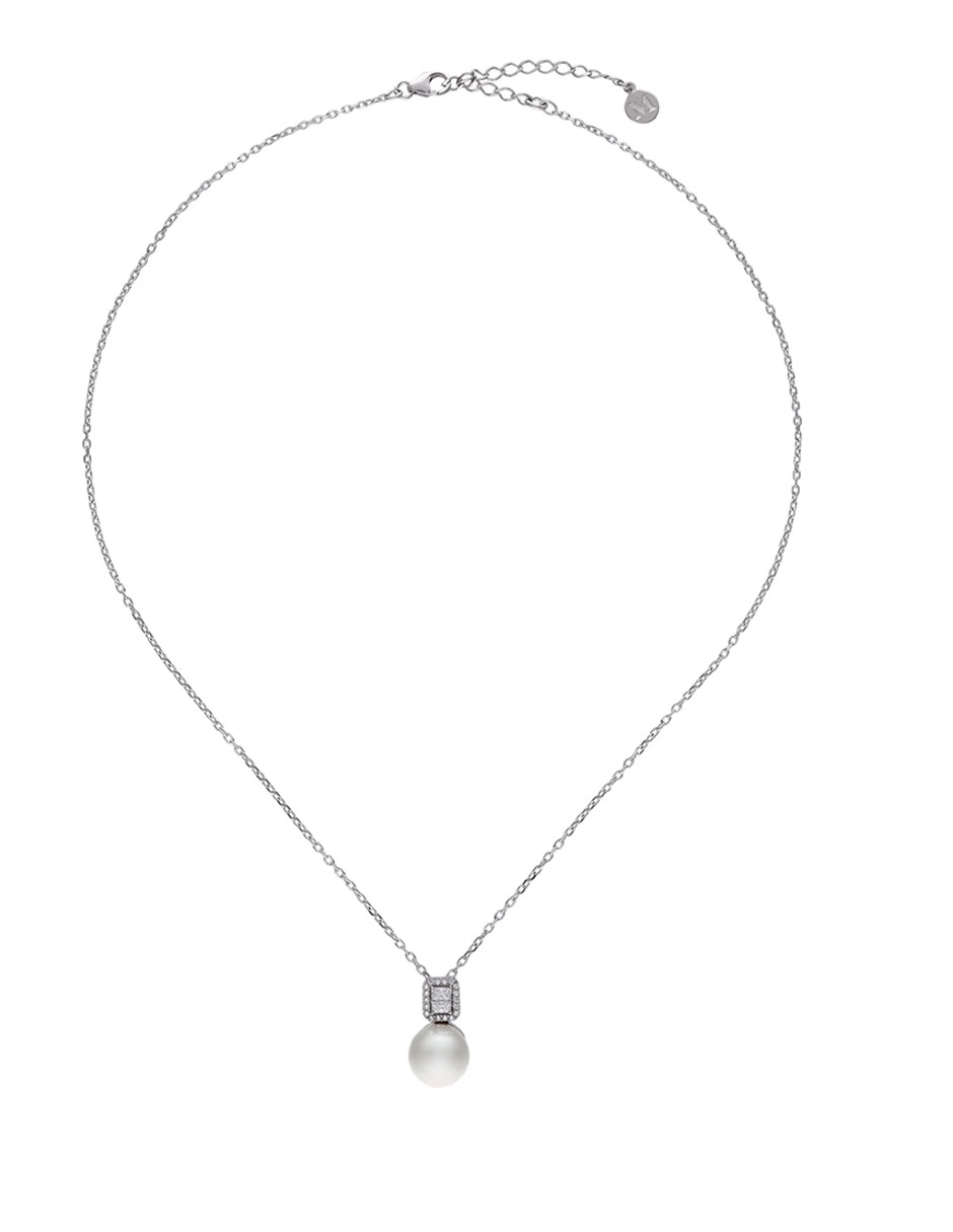 Collar con dije dije españa de circular exquisite de plata p 925