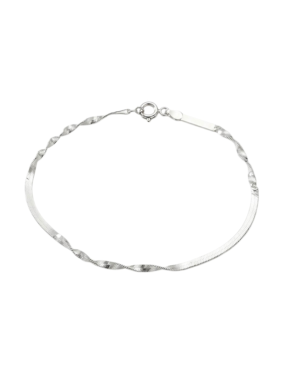 Pulsera de plata P925 con acabado brillante 1