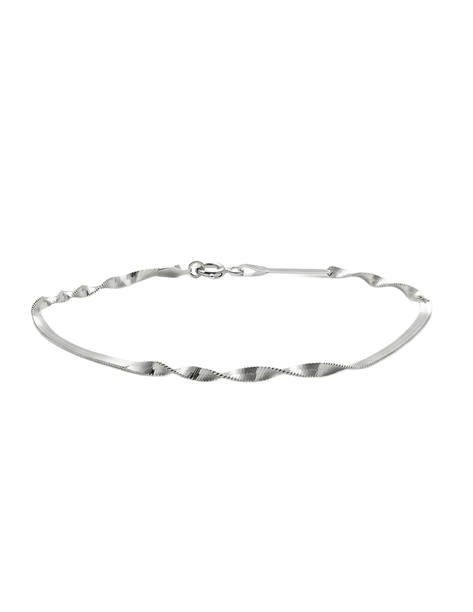 Pulsera de plata P925 con acabado brillante 2