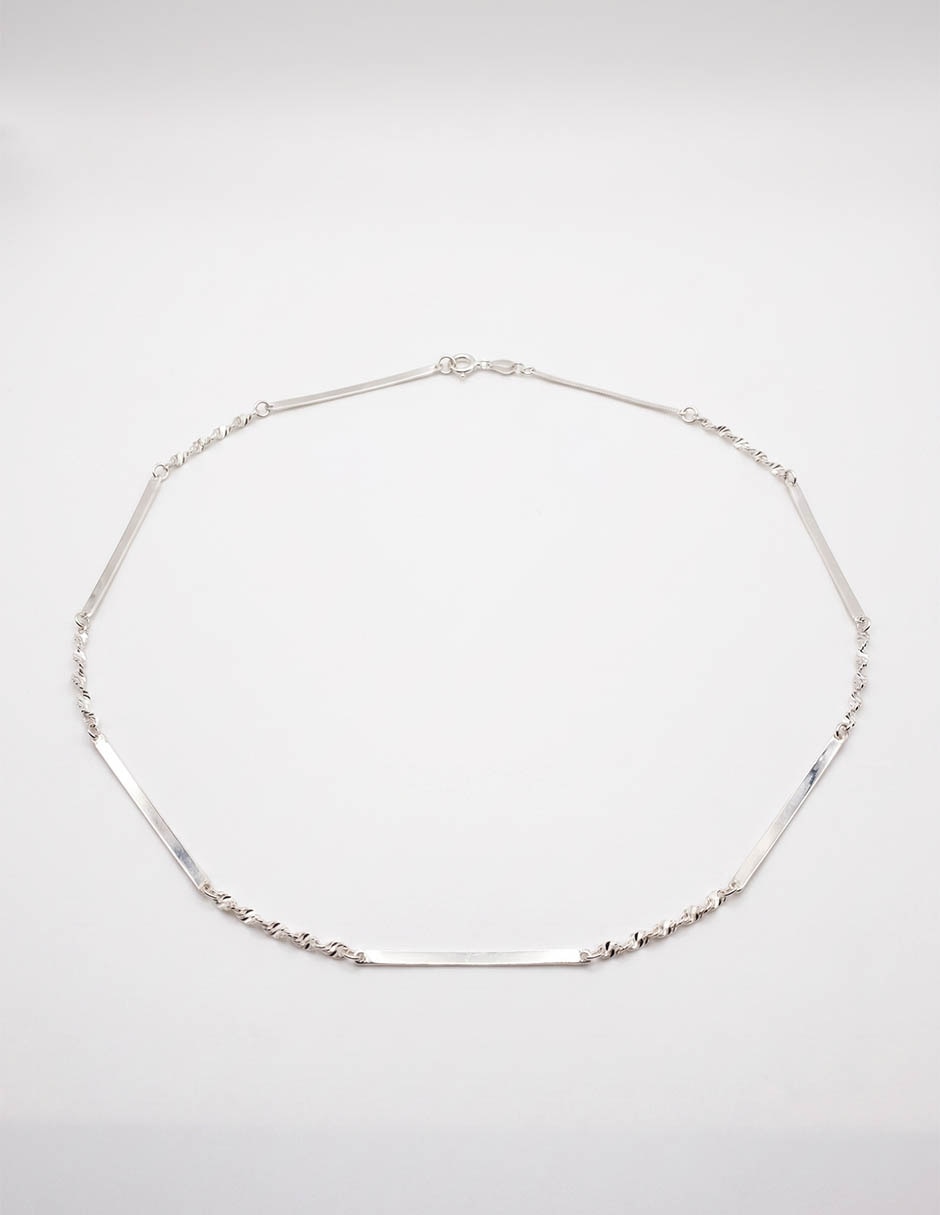 Collar Rectangular Mauricio Serrano Jewelry De Plata P 925