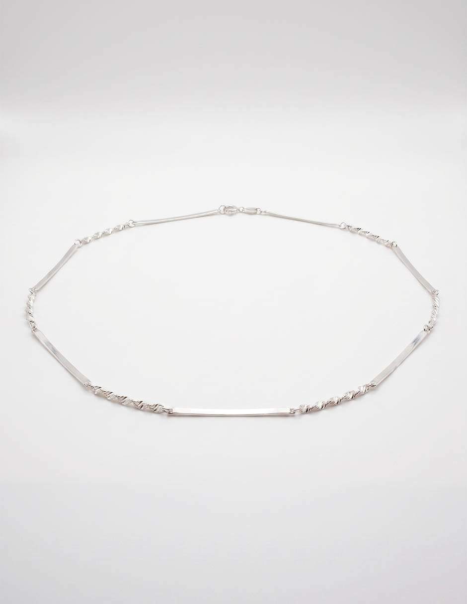Collar Rectangular Mauricio Serrano Jewelry De Plata P 925