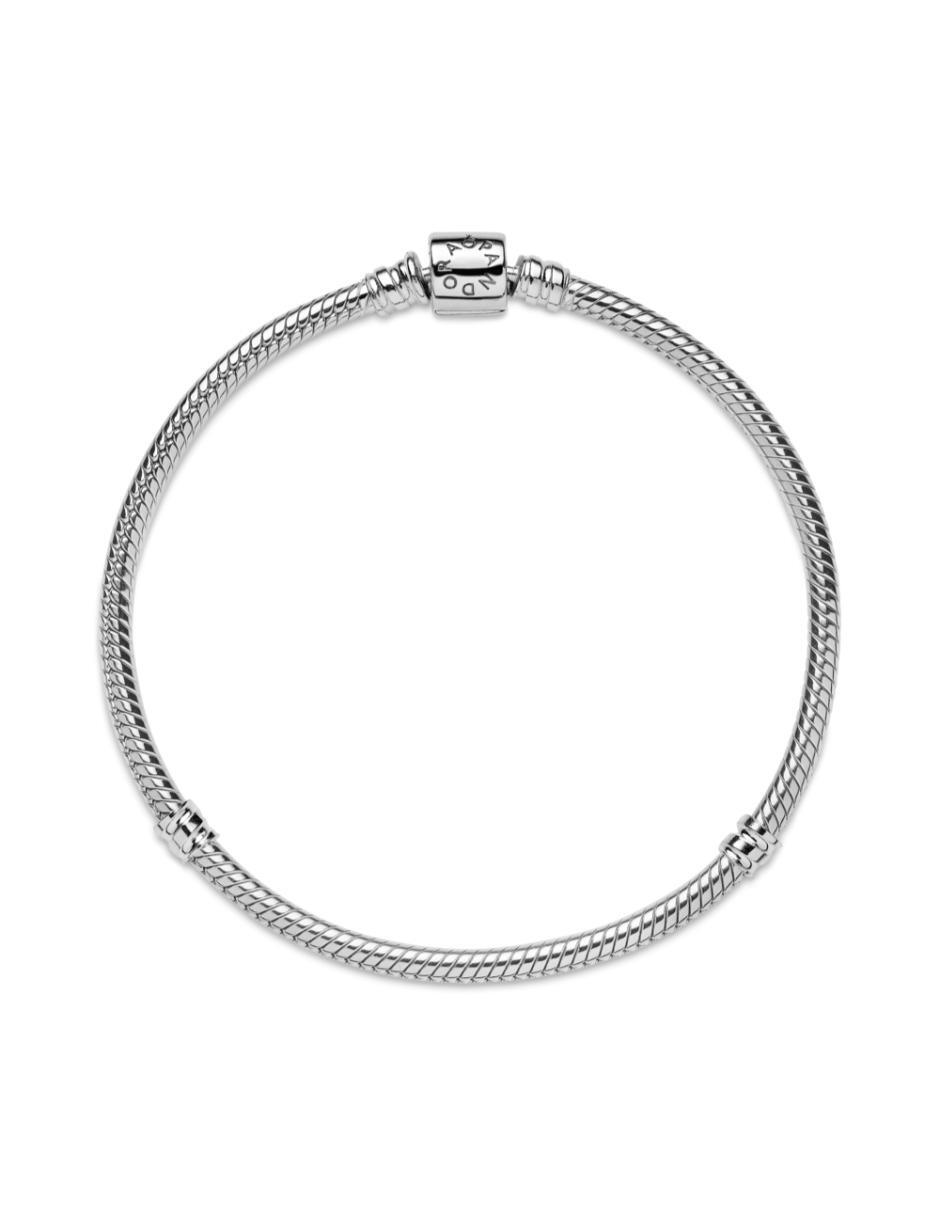 Brazalete pandora de plata p 925 pandora moments con acabado liso