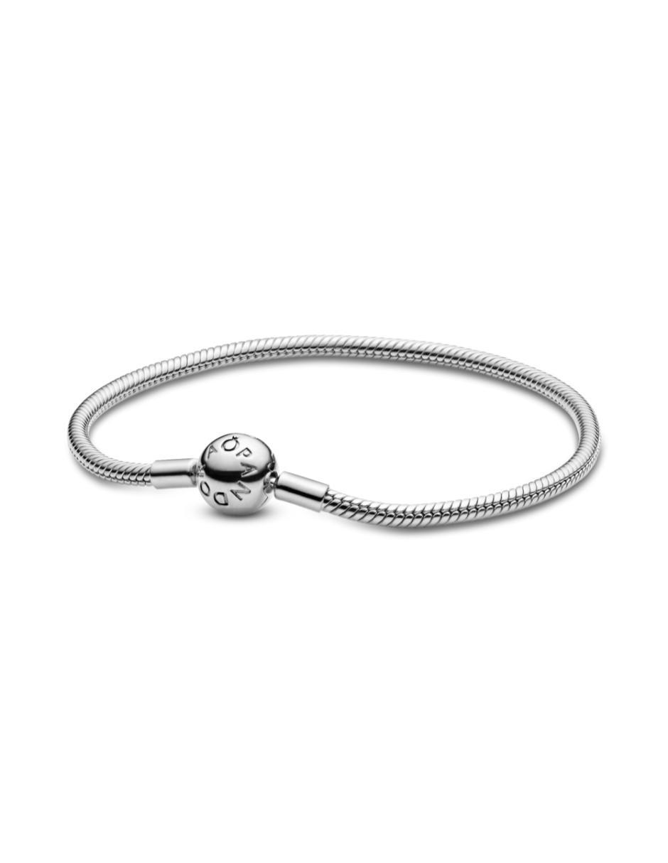 Brazalete de plata p 925 pandora moments con acabado liso Brazalete de plata p 925 pandora moments con acabado liso