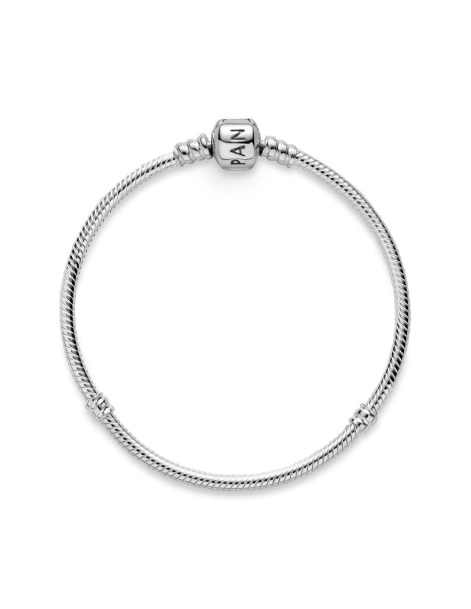 Brazalete pandora de plata p 925 pandora moments con acabado liso