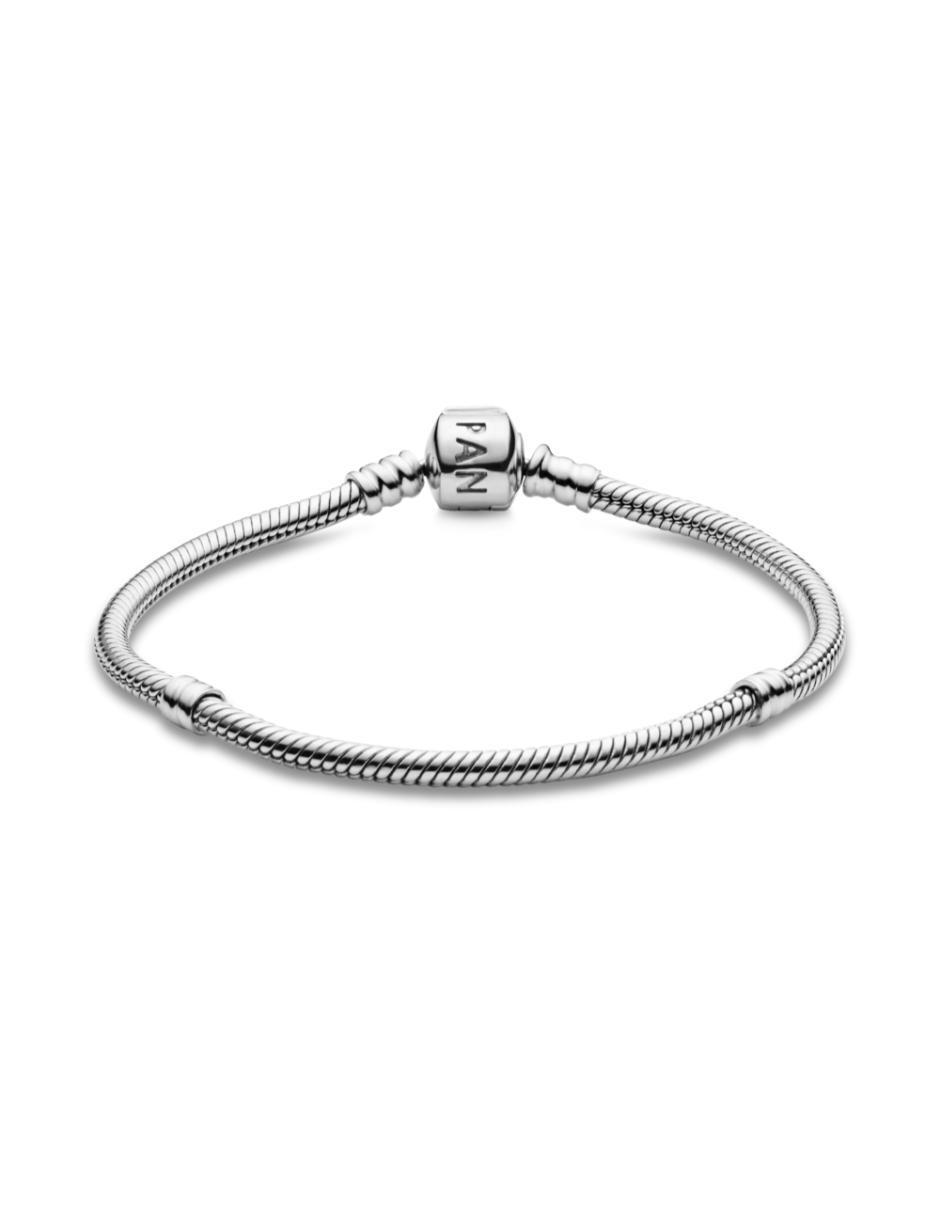 Brazalete pandora de plata p 925 pandora moments con acabado liso