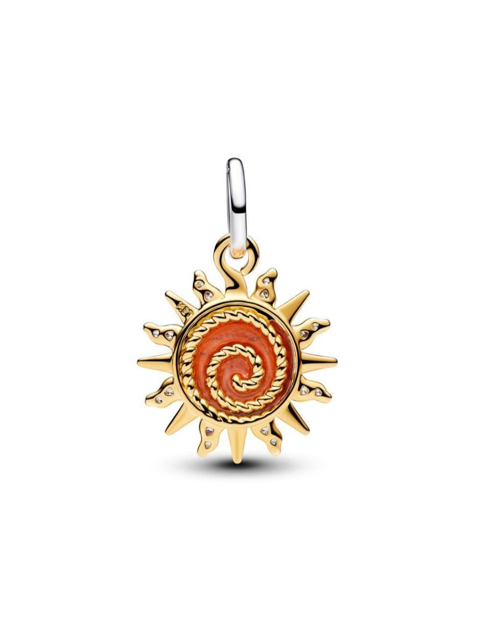 Charm de sol Pandora Moments de plata P 925 baño de oro