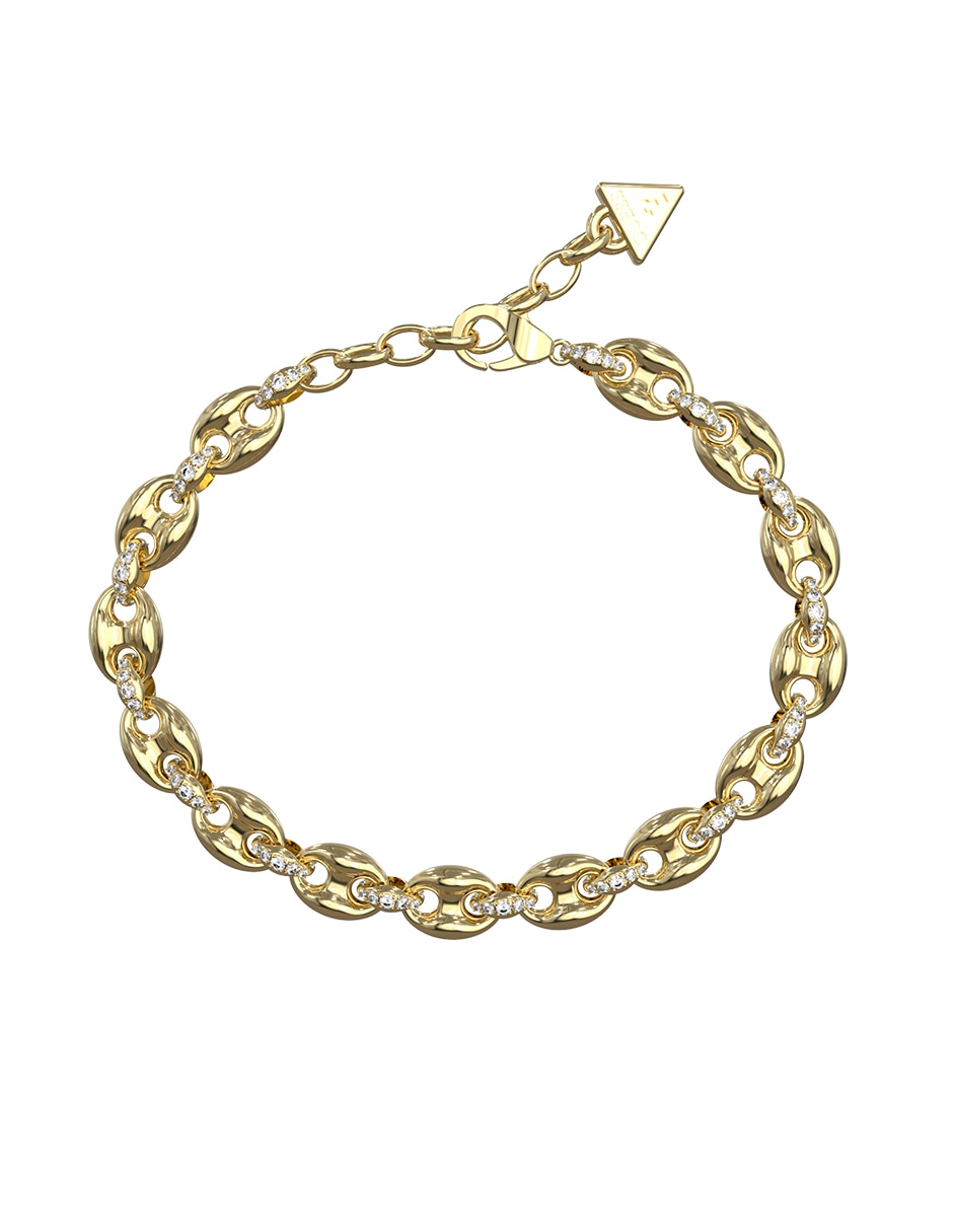 Brazalete de acero inoxidable marina con acabado liso